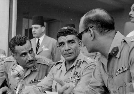 Dirigentes egipcos em 1953