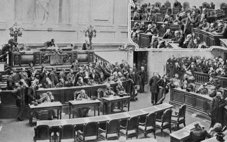 A Cmara dos Deputados em 1910