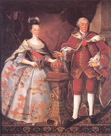 D. Maria I e D. Pedro III