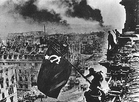 Bandeira da União Soviética em Berlim