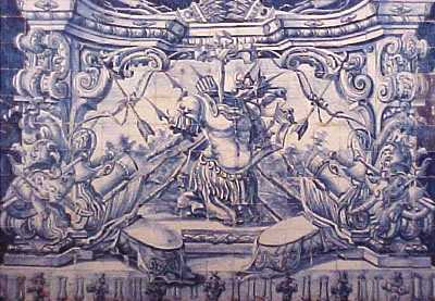 Painel de azulejos