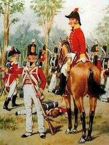 soldados britânicos em 1808