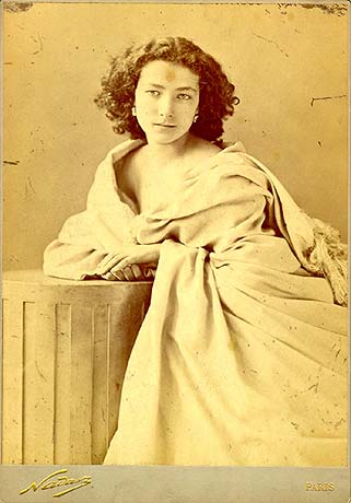 Sarah Bernhardt por Nadar