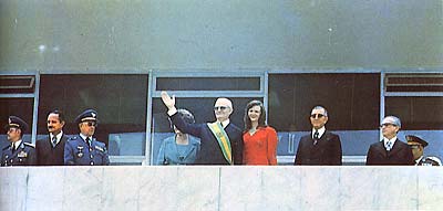 O presidente brasileiro Ernesto Geisel