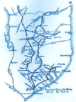 Mapa de Moambique