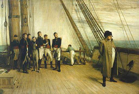 Napoleão prisioneiro da Grã-Bretanha