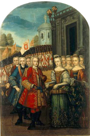 D. Afonso V e a princesa Santa Joana