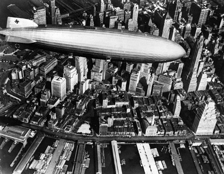 O dirigível Hindenburg